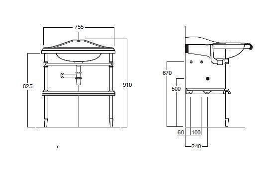 Консоль с раковиной SIMAS Arcade AR884 57 купить в интернет-магазине Sanbest
